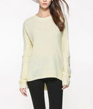 Womens Relaxed Fit Round Neck Sweater - Presidential Brand (R)