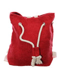 LINEN WOVEN DRAWSTRING BACKPACK - Presidential Brand (R)