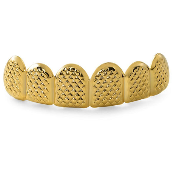 Gold Grillz Textured Custom Teeth - Presidential Brand (R)
