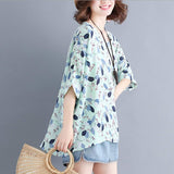 Womens Pattern Loose Fit Top - Presidential Brand (R)