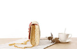 Cherry Straw Bag with Chain - Presidential Brand (R)