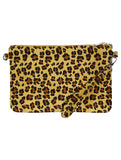 LEOPARD PRINT CLUTCH MAKEUP POUCH - Presidential Brand (R)