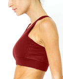 Ashton Set - Sports Bra & Leggings - Maroon - Presidential Brand (R)