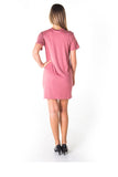 Ladies fashion knit bodycon v neck lace up mini dress - Presidential Brand (R)