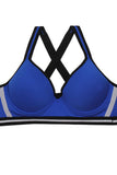 Ladies criss-cross straps gentle push up support - Presidential Brand (R)