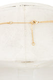 Ladies fashion cz stone v pendant layered necklace - Presidential Brand (R)