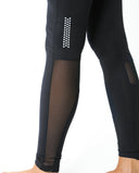 Energique Athletic Leggings With Reflective Strips and Mesh Panels - Presidential Brand (R)