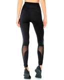 Energique Athletic Leggings With Reflective Strips and Mesh Panels - Presidential Brand (R)