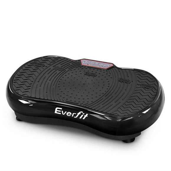 Everfit Vibration Machine Plate Platform Body Shaper Home Gym Fitness Black - Presidential Brand (R)