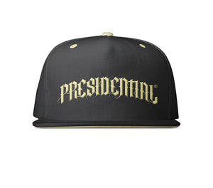 Gold Strap Blackletter Presidential Hat - Presidential Brand (R)