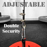 Fitness Pulley Cable System DIY Loading Pin Lifting Triceps Rope Machine Workout Adjustable Length Home Gym Sport Accessories - Presidential Brand (R)