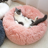 40-100cm Dog Bed Washable Pet Cat Bed Dog Round Breathable Lounger Sofa Cat Bed For Cat Dogs Super Soft Plush Pads Dogs Mat - Presidential Brand (R)