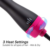 Hair Dryer One Step Volumizer Blower Professional 2-in-1 Hair Dryers Hot Brush Blow Drier Hairbrush Styling Tools - Presidential Brand (R)