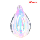 Colorful Suncatcher Art Glass Drops Chandelier Pendant Light Lamp Part Hanging Prisms Crystal DIY Pendant Parts 38/63/76mm - Presidential Brand (R)