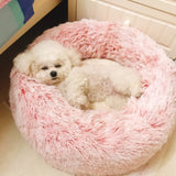 40-100cm Dog Bed Washable Pet Cat Bed Dog Round Breathable Lounger Sofa Cat Bed For Cat Dogs Super Soft Plush Pads Dogs Mat - Presidential Brand (R)