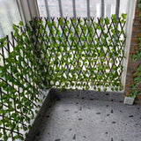 Retractable Artificial Garden Fence Wood Vines Climbing Frame Gardening Plant Fence Vegetable Plant Decor Greenery Walls 40a - Presidential Brand (R)