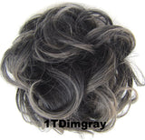 Synthetic Flexible Hair Buns Curly Scrunchy Ponytail - Presidential Brand (R)