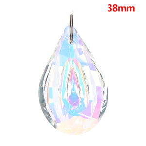 Colorful Suncatcher Art Glass Drops Chandelier Pendant Light Lamp Part Hanging Prisms Crystal DIY Pendant Parts 38/63/76mm - Presidential Brand (R)