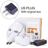 Foreverlily LED Light Photon Therapy Mask 7 Color Light Treatment Skin Rejuvenation Whitening Facial Beauty Daily Skin Care Mask - Presidential Brand (R)