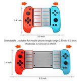 Upgraded Saitake 7007F Wireless Bluetooth Game Controller Telescopic Gamepad Joystick for Samsung Android Phone PC - Presidential Brand (R)