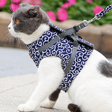 1.2m Pets Outdoor Walking Leash Set Dog Cat Harness Vest Collar Cat Traction Ropes for Small Dogs Cats Walking Cat Harness Hot - Presidential Brand (R)