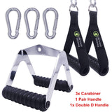 Fitness Pulley Cable System DIY Loading Pin Lifting Triceps Rope Machine Workout Adjustable Length Home Gym Sport Accessories - Presidential Brand (R)