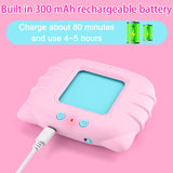 Kids Electronic Cognitive Cards Talking Flash Cards Audio Books Flashcards for Learn English Words Study Toys Game for Girl Boy