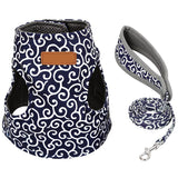 Pet Dog Cat Vest Outdoor Travel Harness Leash Set for Puppy Cat Rabbit Floral Pattern Kitten Walking Harnesses Pet Cat Products - Presidential Brand (R)