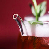 300ml Red Wine Juice Glass Cup Mug With Built in Drinking Tube Straw Heat-resistance Cocktail Wine Glass - Presidential Brand (R)