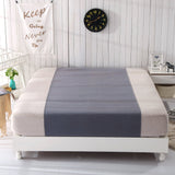 Earthing Flat sheet original half bed sheet Gray color Silver Antimicrobial Conductive Mat for Better Sleep Natural Wellness - Presidential Brand (R)