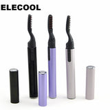 ELECOOL Electric Eyelash Curler 360 Rotary Heated Eyelashes Curling Brush Mascara Cream For Beauty Makeup Tool - Presidential Brand (R)