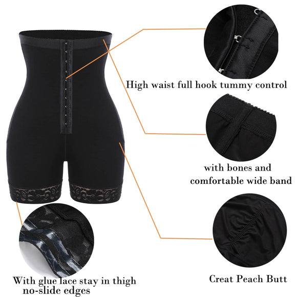 Lover Beauty Plus Shapewear Workout Waist Trainer Corset Butt lifter Tummy Control Plus Size Booty Lift Pulling Underwear Shaper - Presidential Brand (R)
