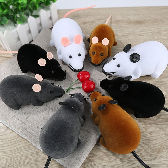 Mouse Toy 8 Colors Cat Toy Remote Control Wireless RC Simulation Electronic For Kitten Cat Novelty Toy - Presidential Brand (R)