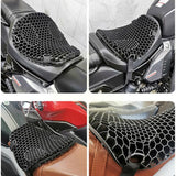 Gel Universal Honeycomb Motorcycle Cushion Shock Relief Massage Absorption Breathable Cushions Pad Accessories