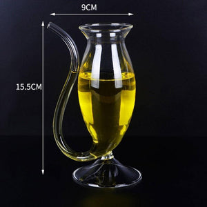 300ml Red Wine Juice Glass Cup Mug With Built in Drinking Tube Straw Heat-resistance Cocktail Wine Glass - Presidential Brand (R)