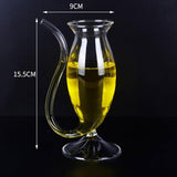 300ml Red Wine Juice Glass Cup Mug With Built in Drinking Tube Straw Heat-resistance Cocktail Wine Glass - Presidential Brand (R)