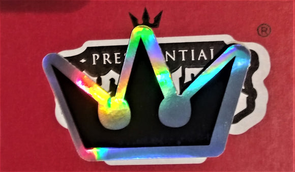 PRESIDENTIAL CROWN STICKER HOLOGRAM - Presidential Brand (R)