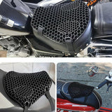 Gel Universal Honeycomb Motorcycle Cushion Shock Relief Massage Absorption Breathable Cushions Pad Accessories