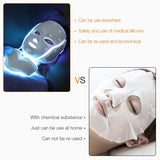 Foreverlily LED Light Photon Therapy Mask 7 Color Light Treatment Skin Rejuvenation Whitening Facial Beauty Daily Skin Care Mask - Presidential Brand (R)
