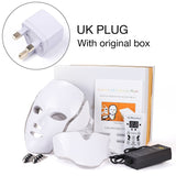Foreverlily LED Light Photon Therapy Mask 7 Color Light Treatment Skin Rejuvenation Whitening Facial Beauty Daily Skin Care Mask - Presidential Brand (R)