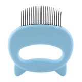 Pet Massage Brush Shell Shaped Handle Pet Grooming Massage Tool To Remove Loose Hairs Only For Cats New - Presidential Brand (R)