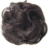 Synthetic Flexible Hair Buns Curly Scrunchy Ponytail - Presidential Brand (R)