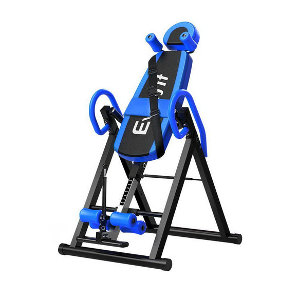 Everfit Gravity Inversion Table Foldable Stretcher Inverter Home Gym Fitness - Presidential Brand (R)