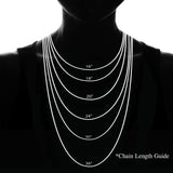 Yellow Gold Flashed Sterling Silver 1mm Box Chain Dainty Necklace, 16 Inches - Presidential Brand (R)