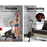 Everfit Rowing Exercise Machine Rower Resistance Fitness Home Gym Cardio Air - Presidential Brand (R)