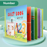 Montessori Baby Busy book DIY Toddlers cognition fun sticker book Early Learning Education Toys Habits Knowledge Developing