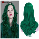 Wignee Long 2 Tone Ombre Brown Ash Blonde Temperature Synthetic Wigs For Black/White Women Glueless Wavy Daily/Cosplay Hair Wig - Presidential Brand (R)