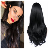 Wignee Long 2 Tone Ombre Brown Ash Blonde Temperature Synthetic Wigs For Black/White Women Glueless Wavy Daily/Cosplay Hair Wig - Presidential Brand (R)