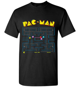 Classic Pac-Man Game Screen T-Shirt - Presidential Brand (R)