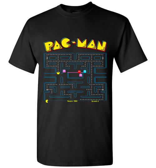 Classic Pac-Man Game Screen T-Shirt - Presidential Brand (R)